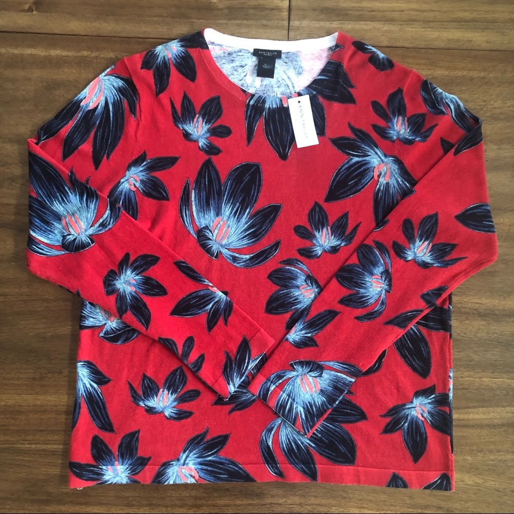 ANN TAYLOR FACTORY LONG SLEEVE SWEATER XL